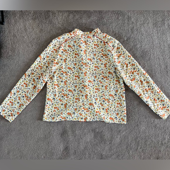 Sundance 100% Silk Button Over Blouse - Picture 10 of 11